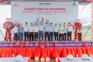 Lễ khởi công Giai đoạn 3 dự án EHomeS Nam Long 2 diễn ra ngày 25/6/2025 tại TP. Cần Thơ, gồm 4 block nhà ở xã hội chất lượng cao. Dự án do Tập đoàn Nam Long phát triển.