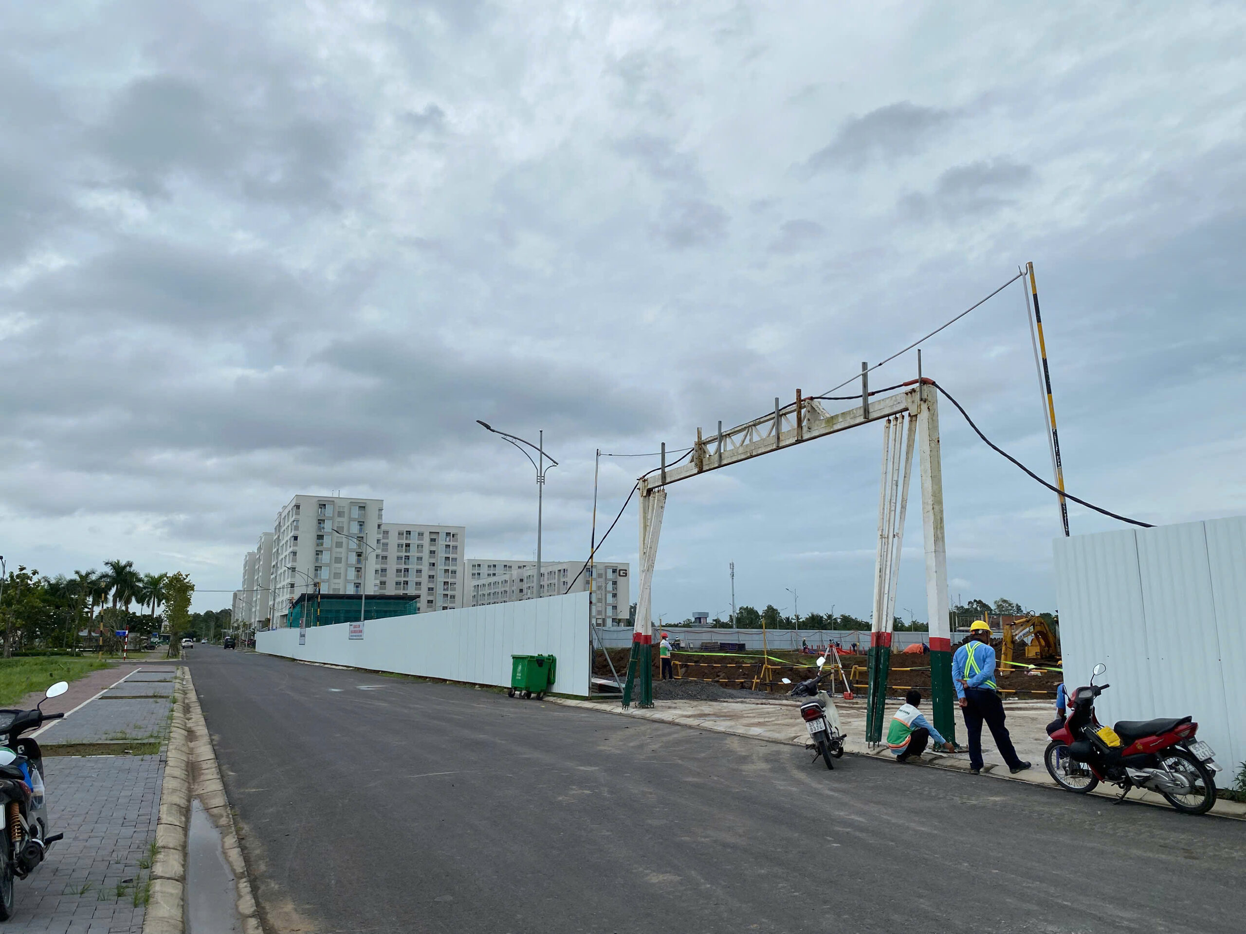 Xây dựng 4 lốc mới – Nhà ở xã hội EHome Nam Long 2 Cần Thơ