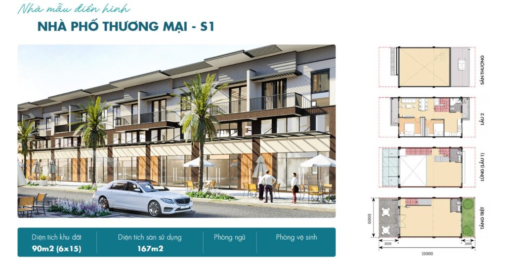 mẫu shophouse sh1 nam long 2 Cần thơ
