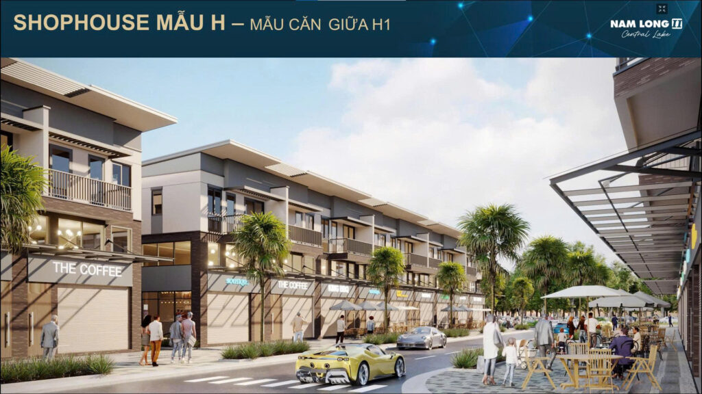 Shophouuse mẫu H mẫu căn giữa H1