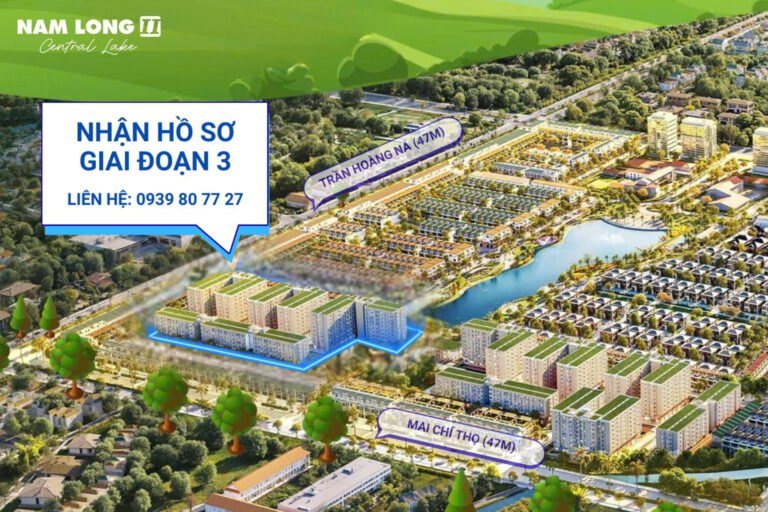 nhà ở xã hội nam long 2 giai đoạn 3 mới