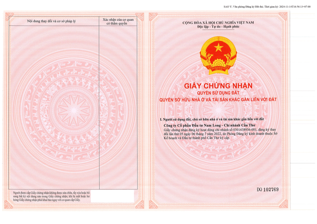 sổ nền c5.23 nam long 2 cần thơ 2