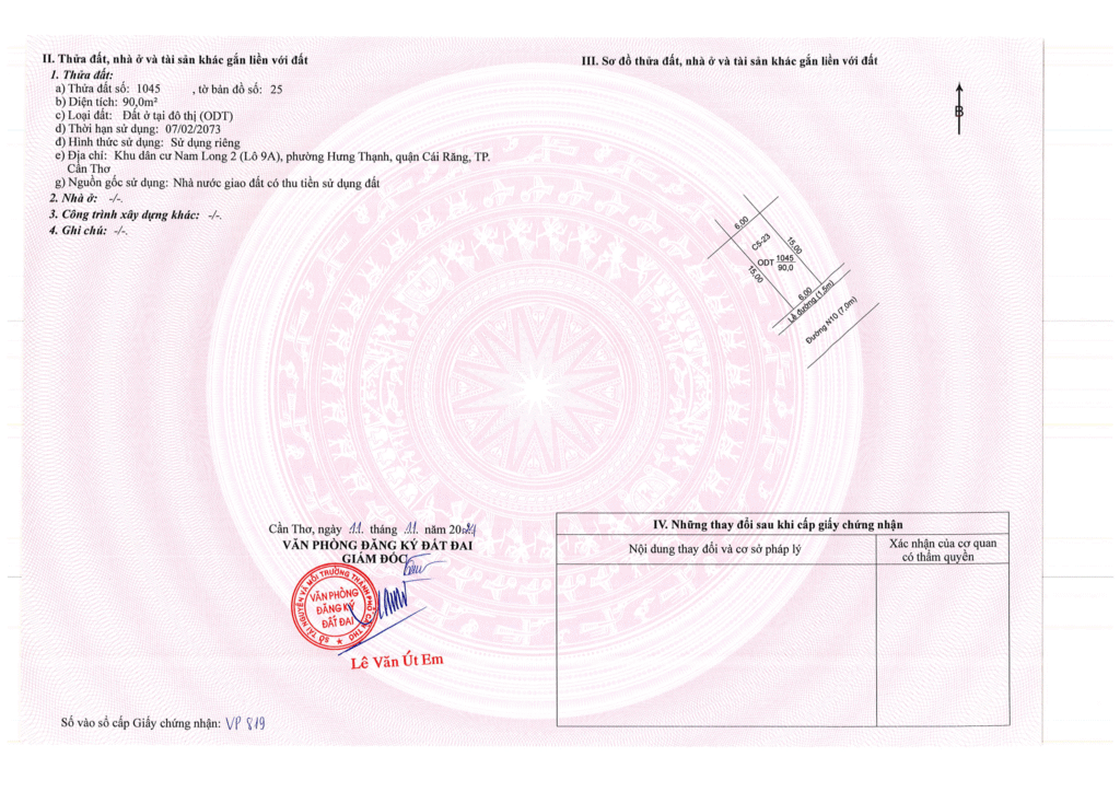 sổ nền c5.23 nam long 2 cần thơ 2