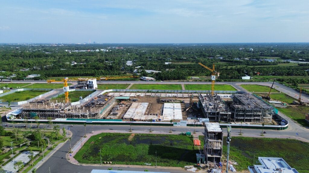 tiến độ xây dựng nhà ở xã hội nam long 2 cần thơ giai đoạn 3 tháng 11.2025