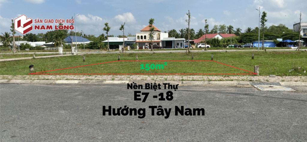 NỀN BIỆT THỰ SONG LẬP E7-18 NAM LONG II CENTRAL LAKE CẦN THƠ
