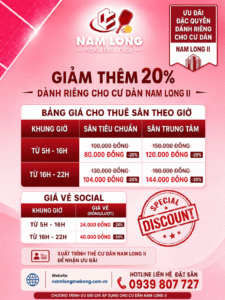 Nam Long Pickleball Club cập nhật ưu đãi đặc quyền dành riêng cho cư dân Nam Long II