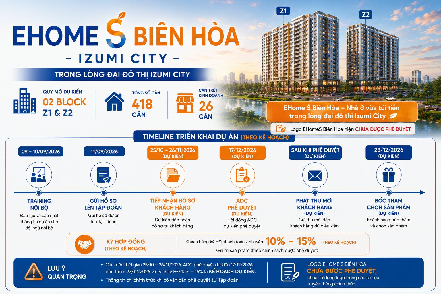 Nhà ở xã hội Izumi City Biên Hòa - EHomeS Biên Hòa