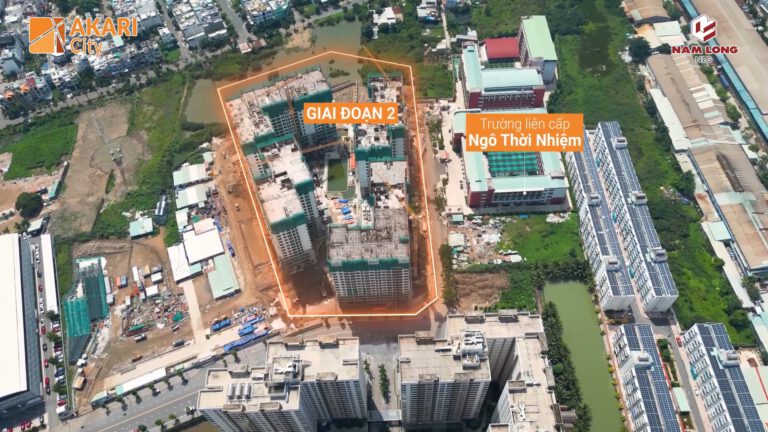 Tiến độ Akari City giai đoạn 2 tháng 7 2023