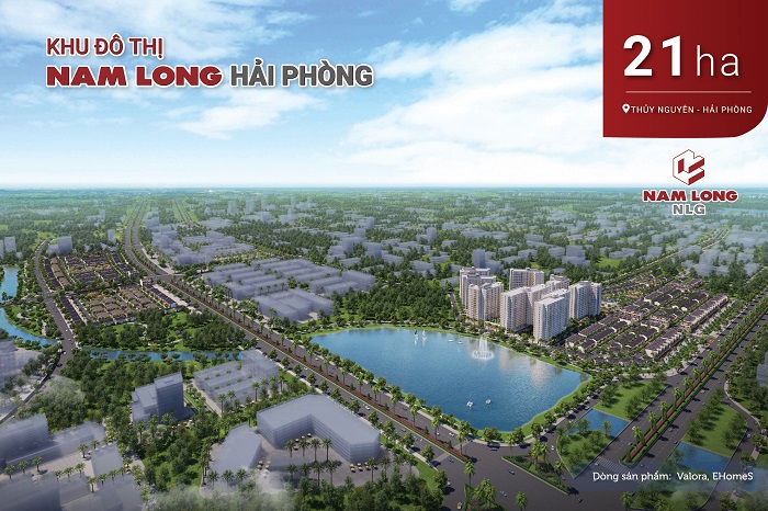 Phối cảnh khu đô thị Nam Long Hải Phòng tại Thủy Nguyên