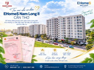 Sổ hồng EHomeS Nam Long II Cần Thơ bàn giao cho cư dân