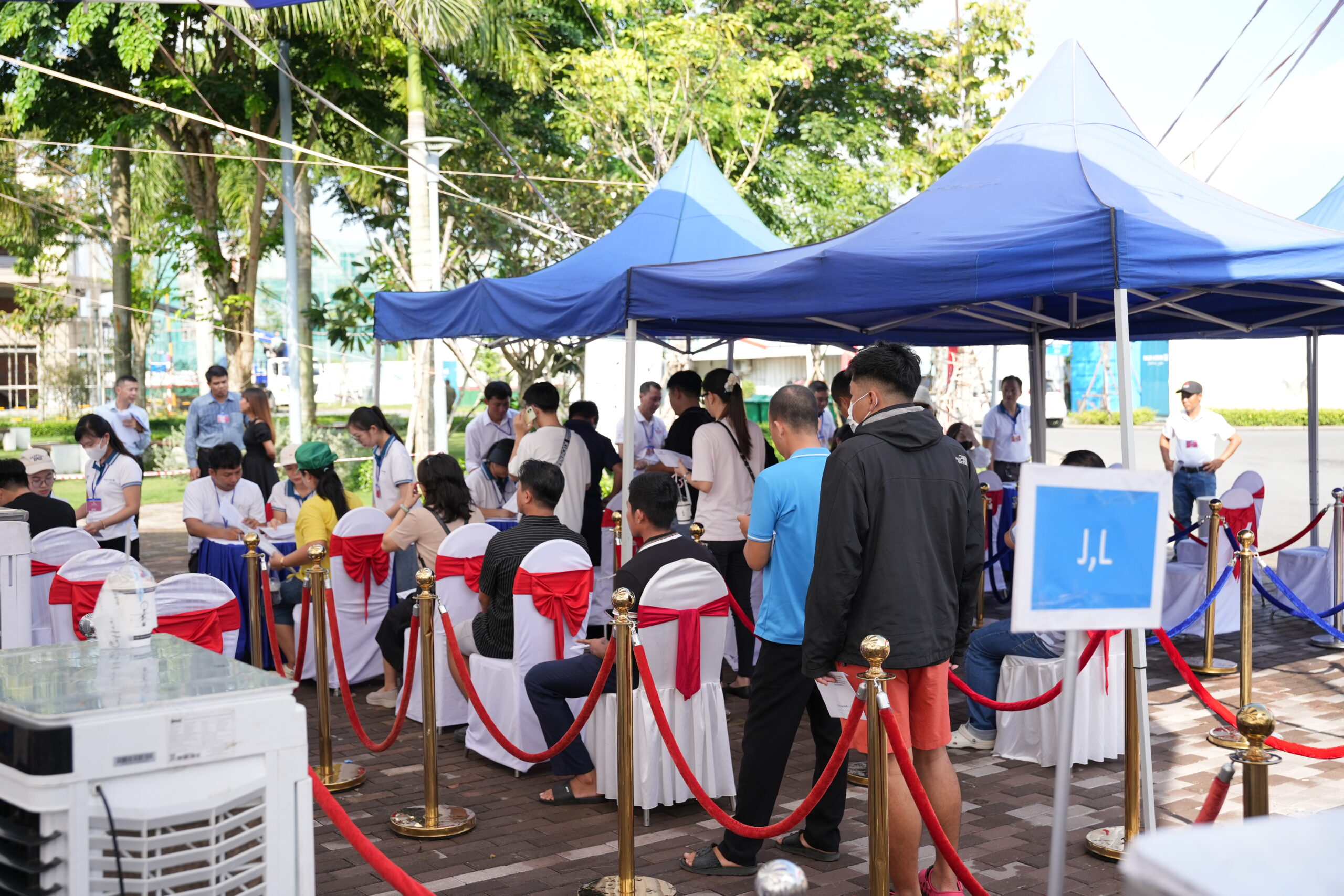 Khu vực check-in Hội nghị Nam Long 2