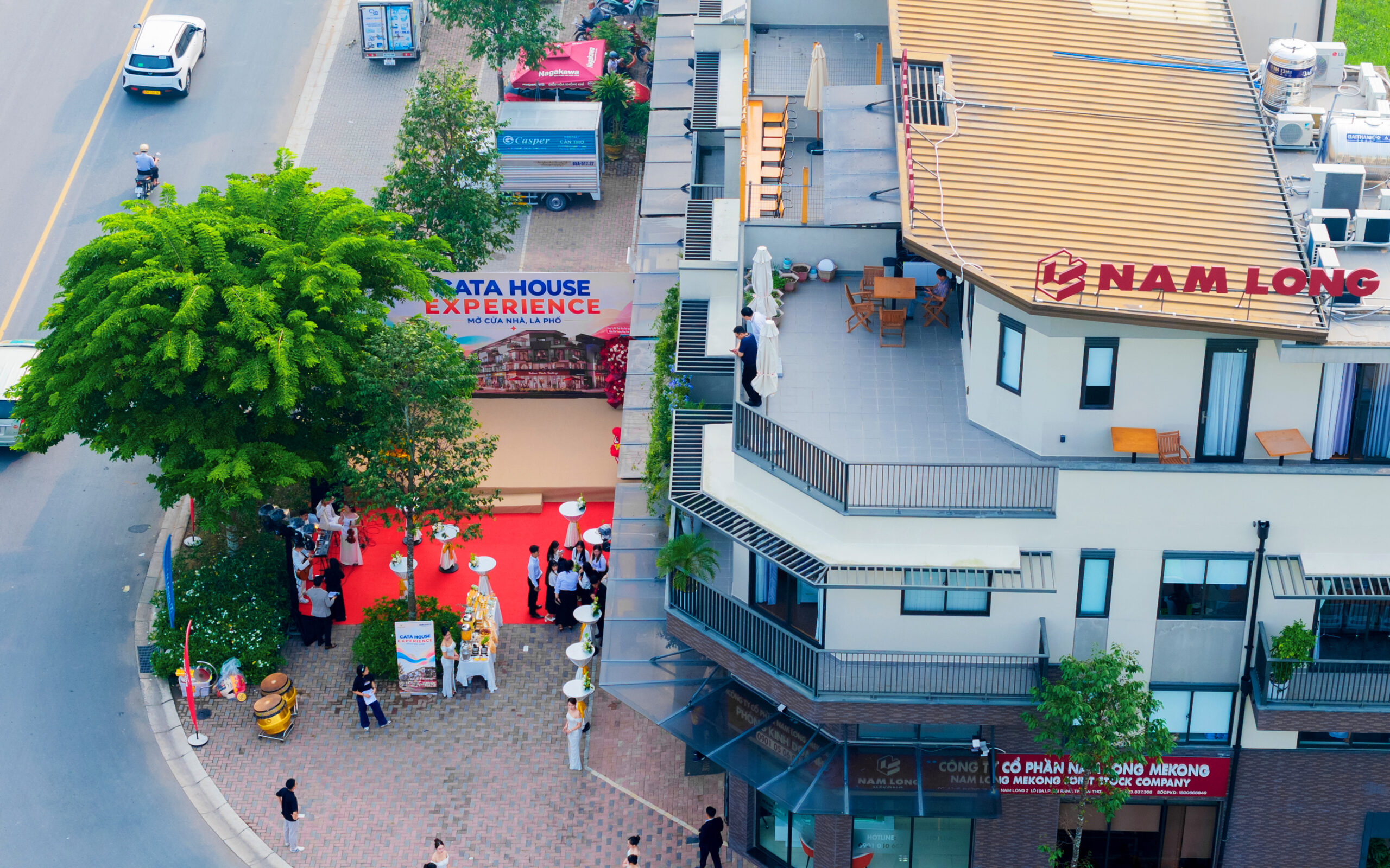 Mặt tiền CATA House Nam Long II Central Lake Cần Thơ