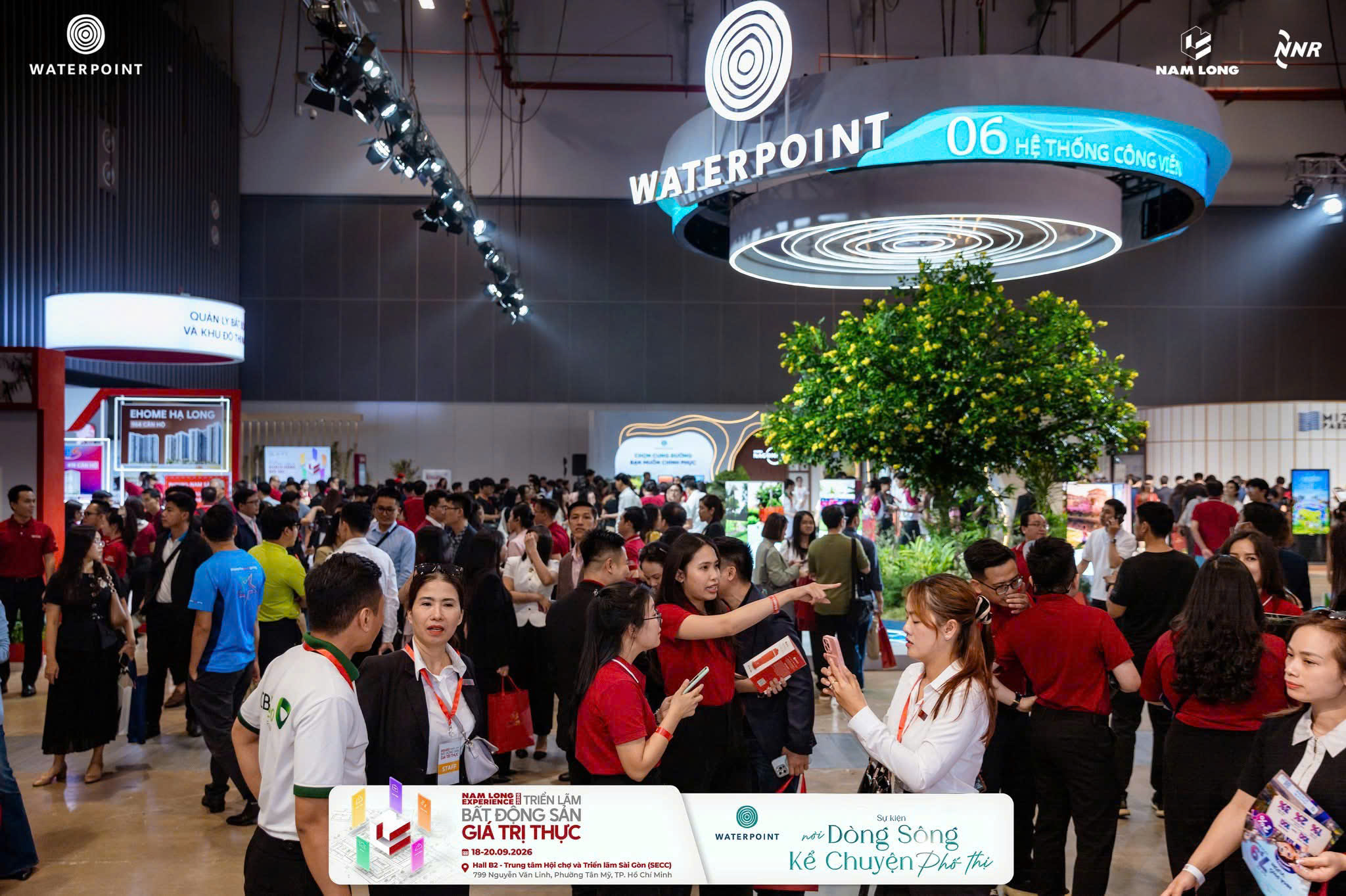 Sân khấu Waterpoint tại Nam Long Experience 2026